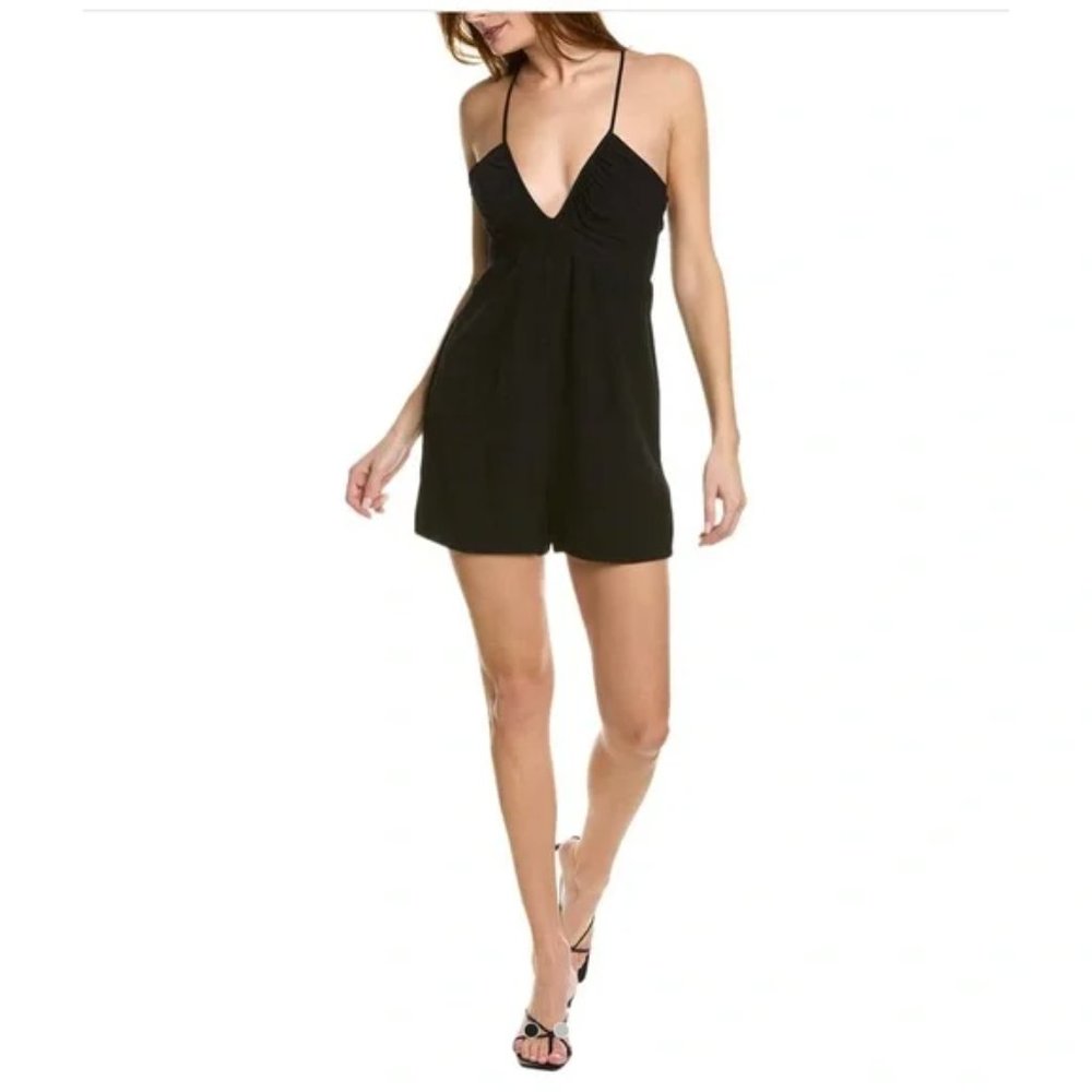 Rag & Bone Mimi Sleeveless Romper Jumper Slim Fit Black NWT Size 10